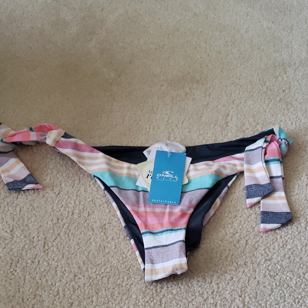 O'Neill Multicolor Striped Bikini Bottom